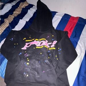 Black Pink Spider Hoodie